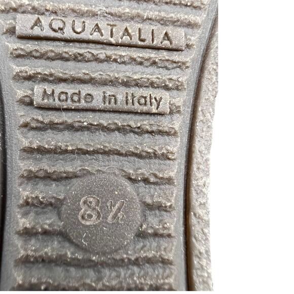 Aquatalia Women’s Vianna Olive Suede Wedge Chukka Boots Size US 8.5 - Picture 11 of 12